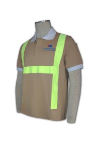 D064 wholesale hi vis polo shirt short sleeve